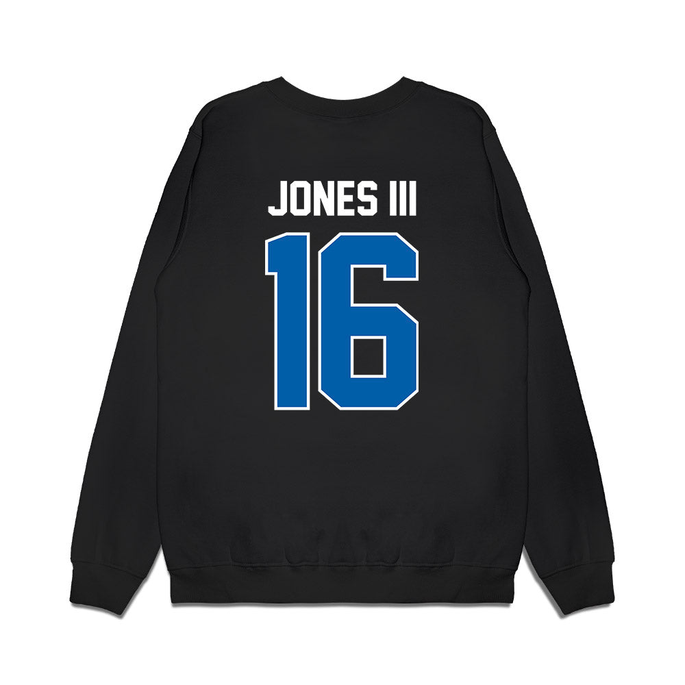 Buffalo - NCAA Football : Alvin Jones III - Vintage Helmet Premium Crewneck Sweatshirt-1