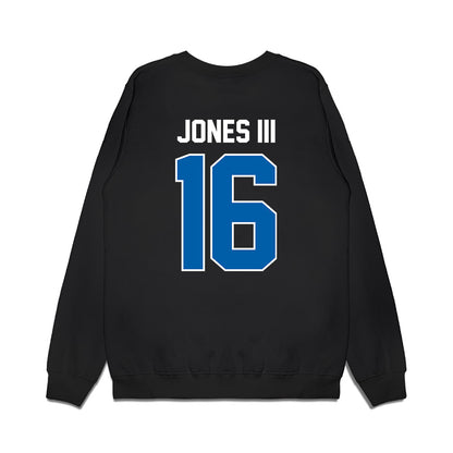 Buffalo - NCAA Football : Alvin Jones III - Vintage Helmet Premium Crewneck Sweatshirt-1