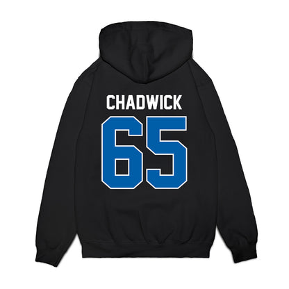 Buffalo - NCAA Football : Chayce Chadwick - Vintage Helmet Premium Hooded Sweatshirt-1