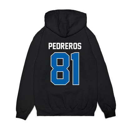 Buffalo - NCAA Football : Aiden Pedreros - Vintage Helmet Premium Hooded Sweatshirt-1