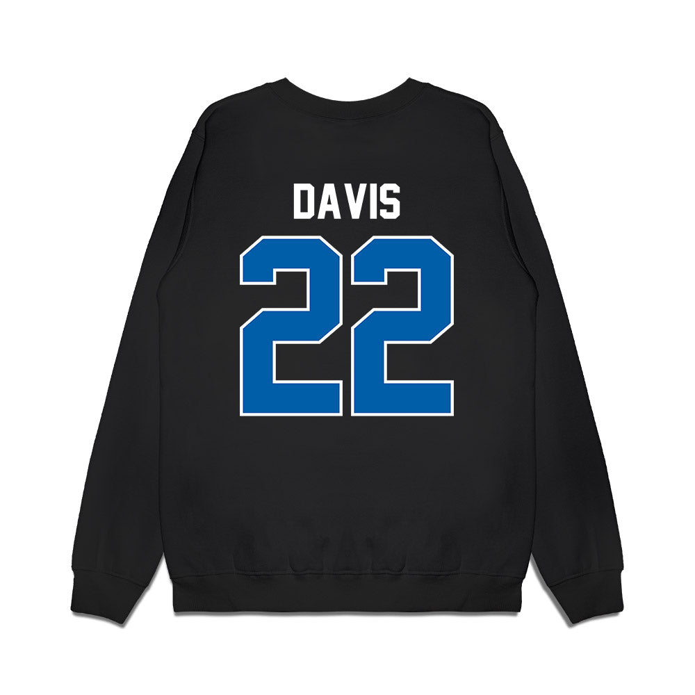 Buffalo - NCAA Football : Ronnell Davis - Vintage Helmet Premium Crewneck Sweatshirt-1