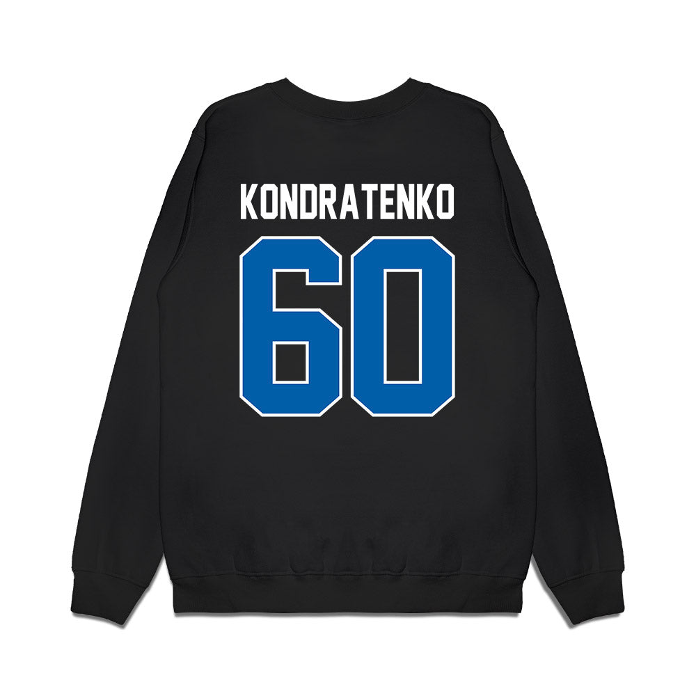 Buffalo - NCAA Football : Val Kondratenko - Vintage Helmet Premium Crewneck Sweatshirt-1