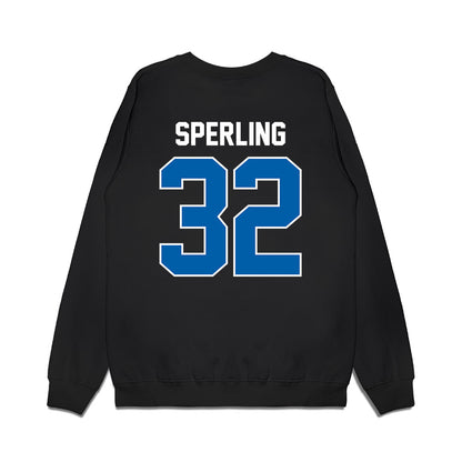 Buffalo - NCAA Football : Lamar Sperling - Vintage Helmet Premium Crewneck Sweatshirt-1