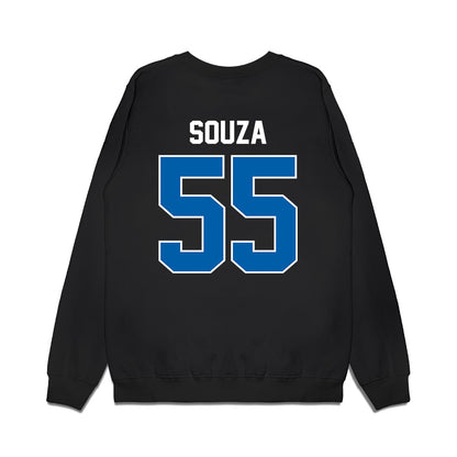 Buffalo - NCAA Football : Tristan Souza - Vintage Helmet Premium Crewneck Sweatshirt-1