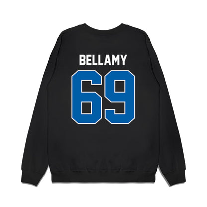 Buffalo - NCAA Football : Jackson Bellamy - Vintage Helmet Premium Crewneck Sweatshirt-1