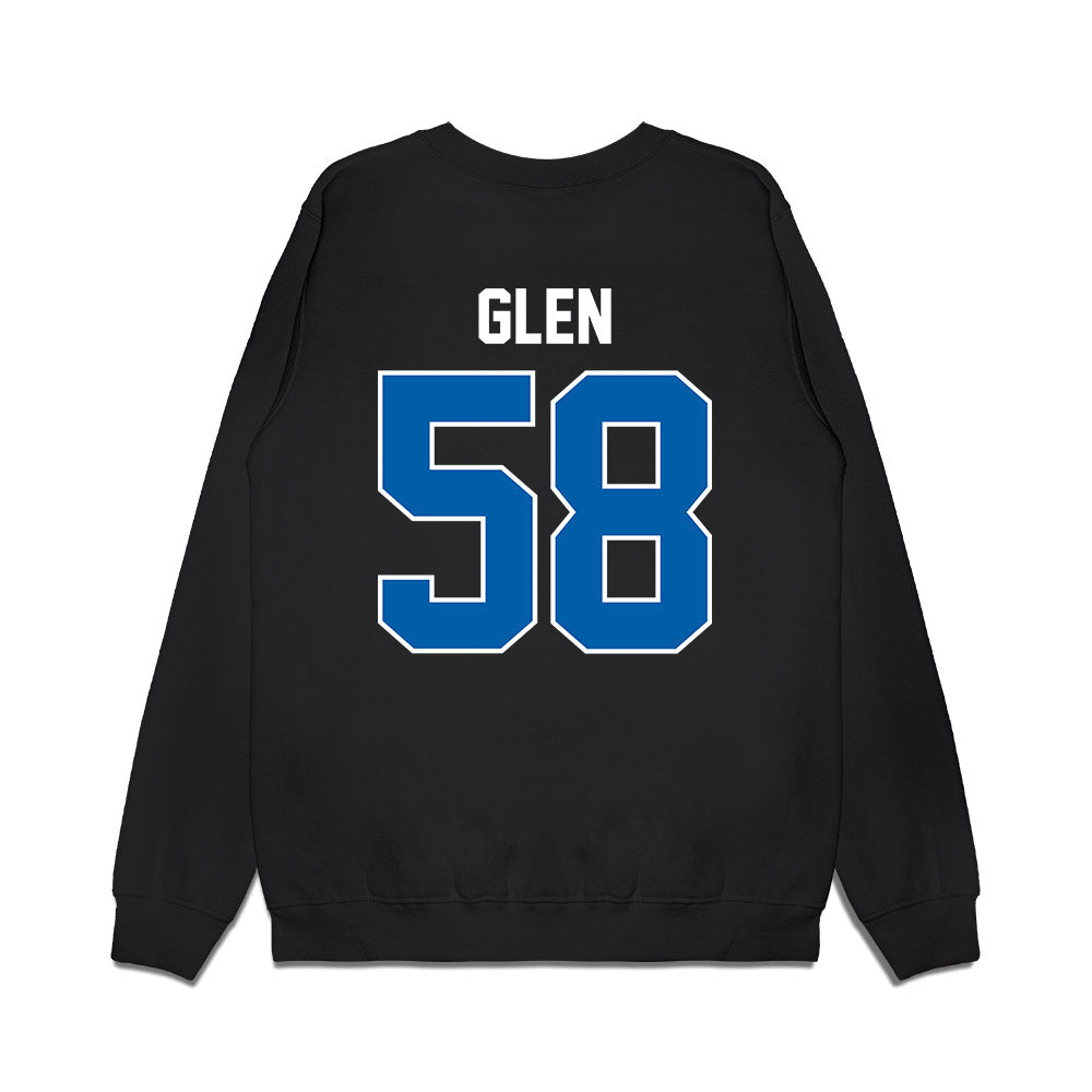 Buffalo - NCAA Football : Matthew Glen - Vintage Helmet Premium Crewneck Sweatshirt-1