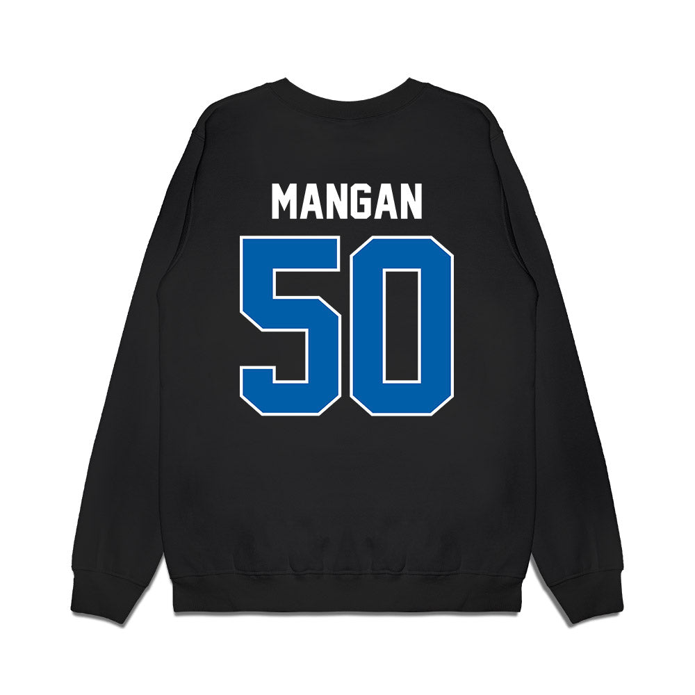 Buffalo - NCAA Football : DJ Mangan - Vintage Helmet Premium Crewneck Sweatshirt-1