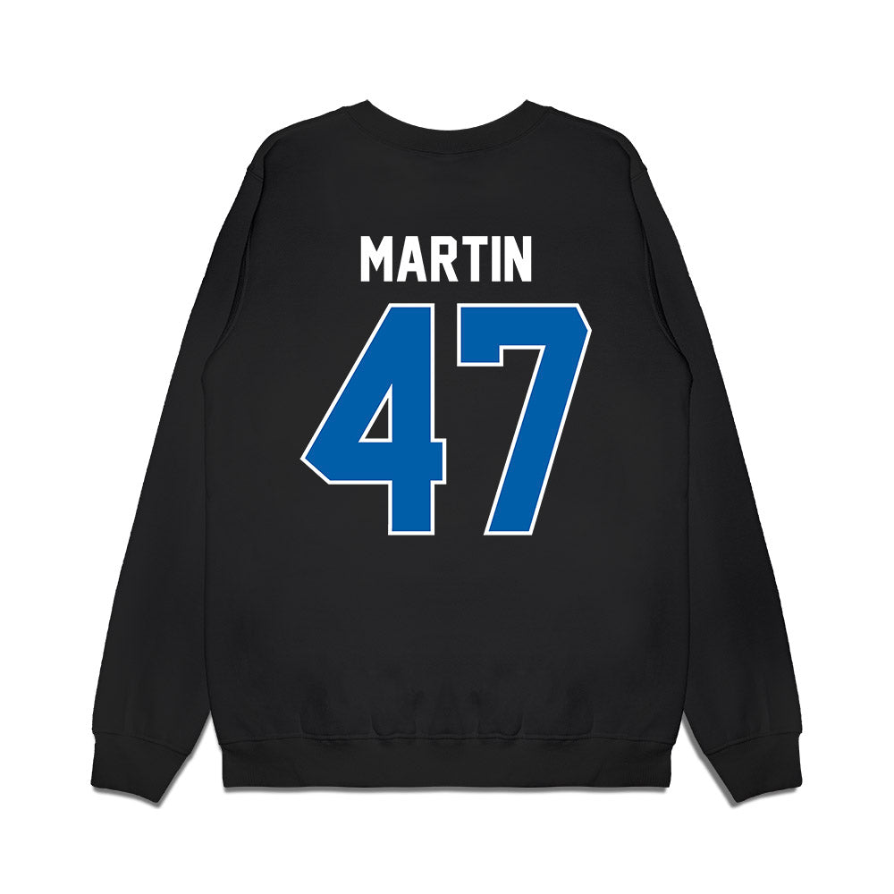 Buffalo - NCAA Football : Christopher Martin - Vintage Helmet Premium Crewneck Sweatshirt-1