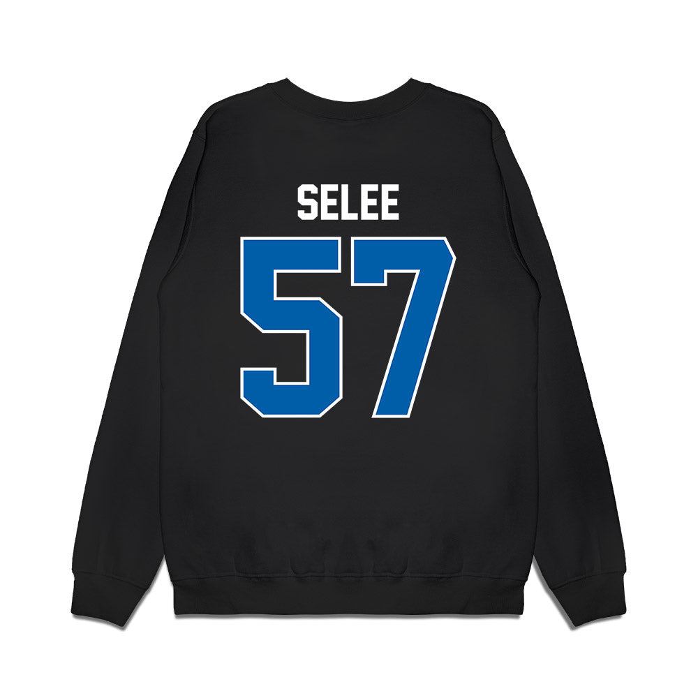 Buffalo - NCAA Football : Carson Selee - Vintage Helmet Premium Crewneck Sweatshirt-1