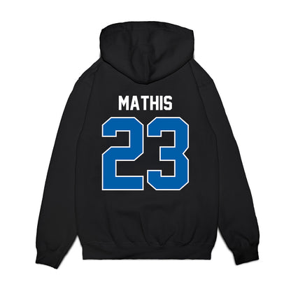 Buffalo - NCAA Football : Devare Mathis - Vintage Helmet Premium Hooded Sweatshirt-1