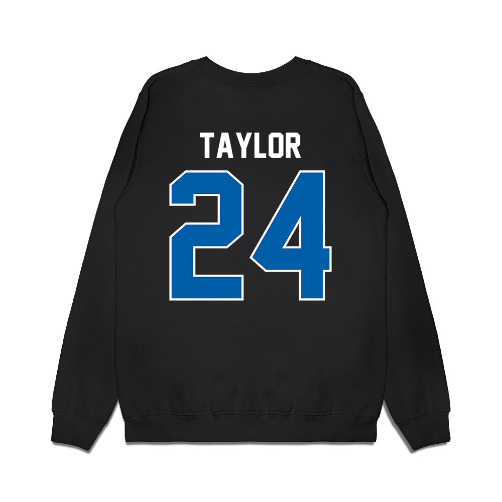 Buffalo - NCAA Football : Ramari Taylor - Vintage Helmet Premium Crewneck Sweatshirt-1
