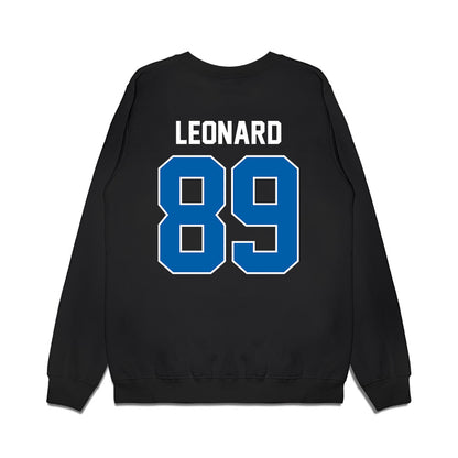 Buffalo - NCAA Football : Nick Leonard - Vintage Helmet Premium Crewneck Sweatshirt-1