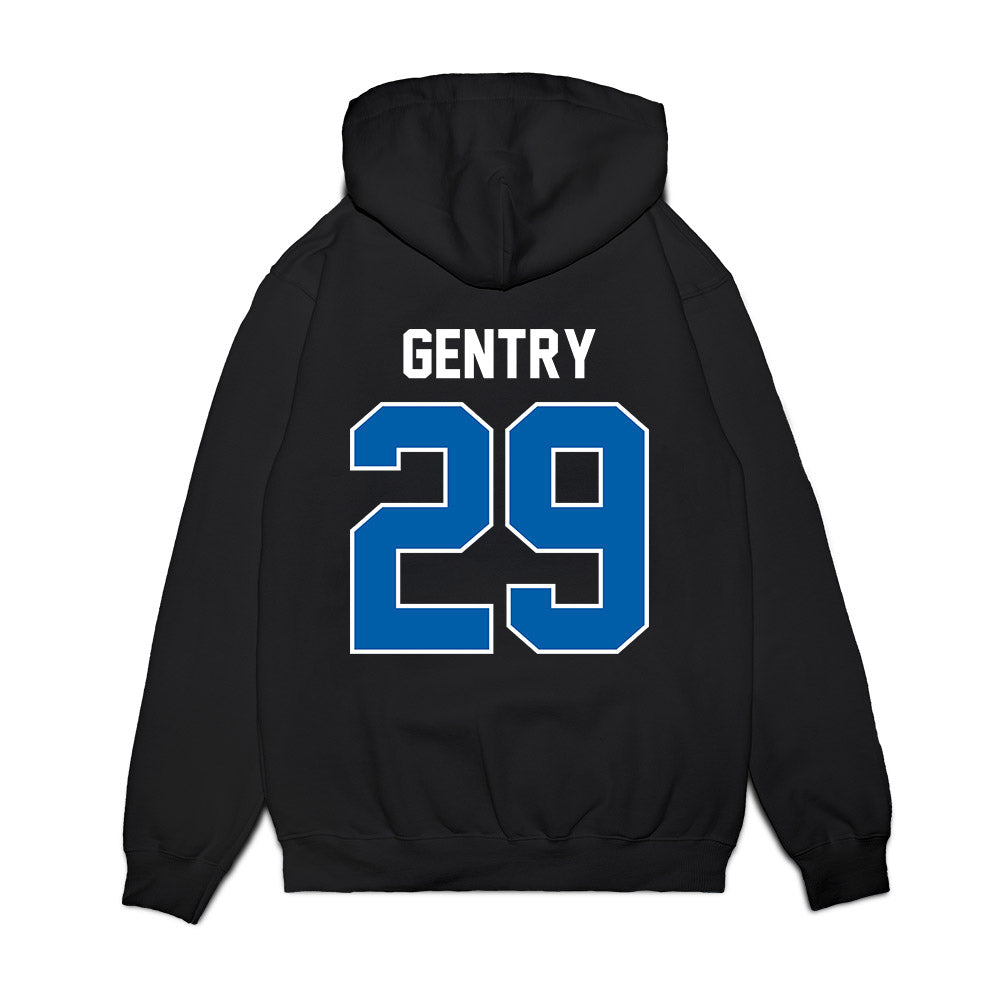 Buffalo - NCAA Football : Jerrod Gentry - Vintage Helmet Premium Hooded Sweatshirt-1