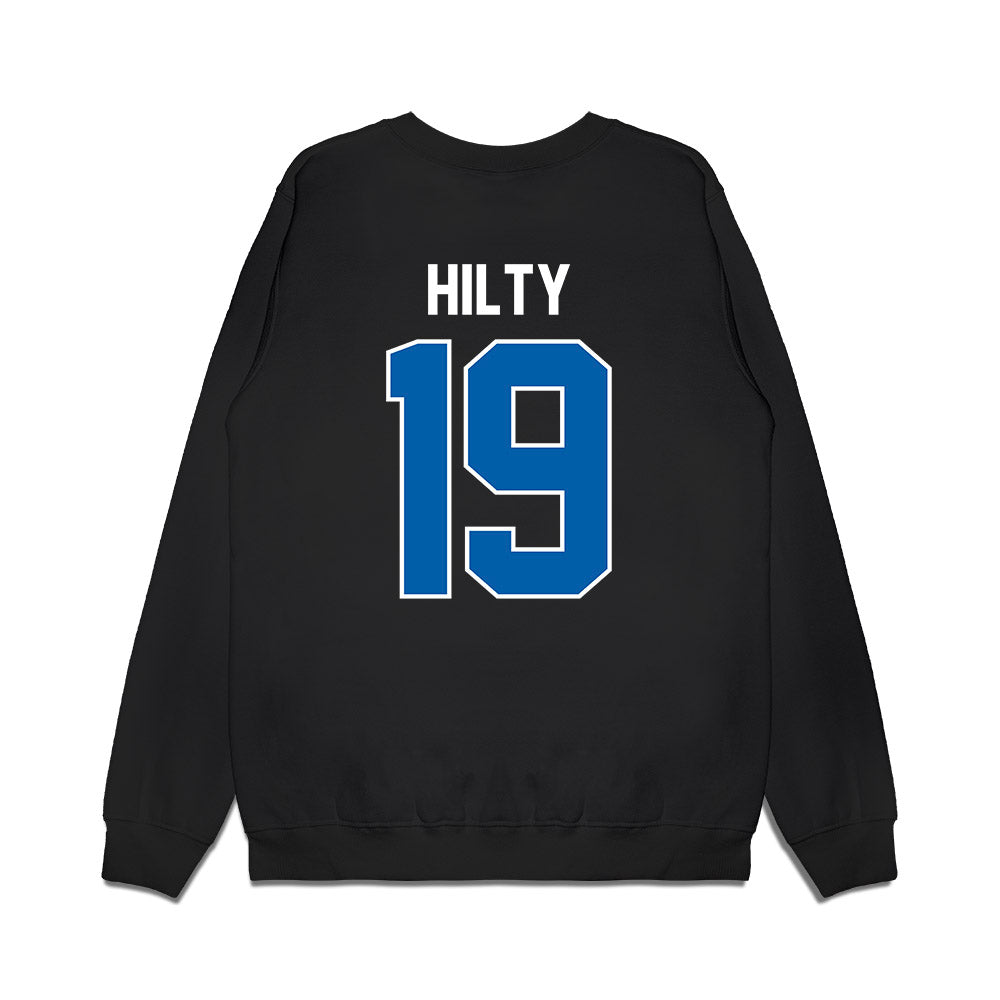 Buffalo - NCAA Football : Mathew Hilty - Vintage Helmet Premium Crewneck Sweatshirt-1