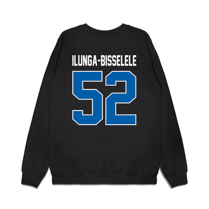 Buffalo - NCAA Football : Bradley Ilunga-Bisselele - Vintage Helmet Premium Crewneck Sweatshirt-1