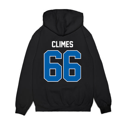 Buffalo - NCAA Football : Christopher Climes - Vintage Helmet Premium Hooded Sweatshirt-1