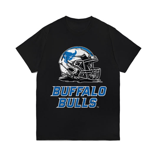 Buffalo - NCAA Football : Valerii Kondratenko - Vintage Helmet Comfort Colors T-Shirt-0
