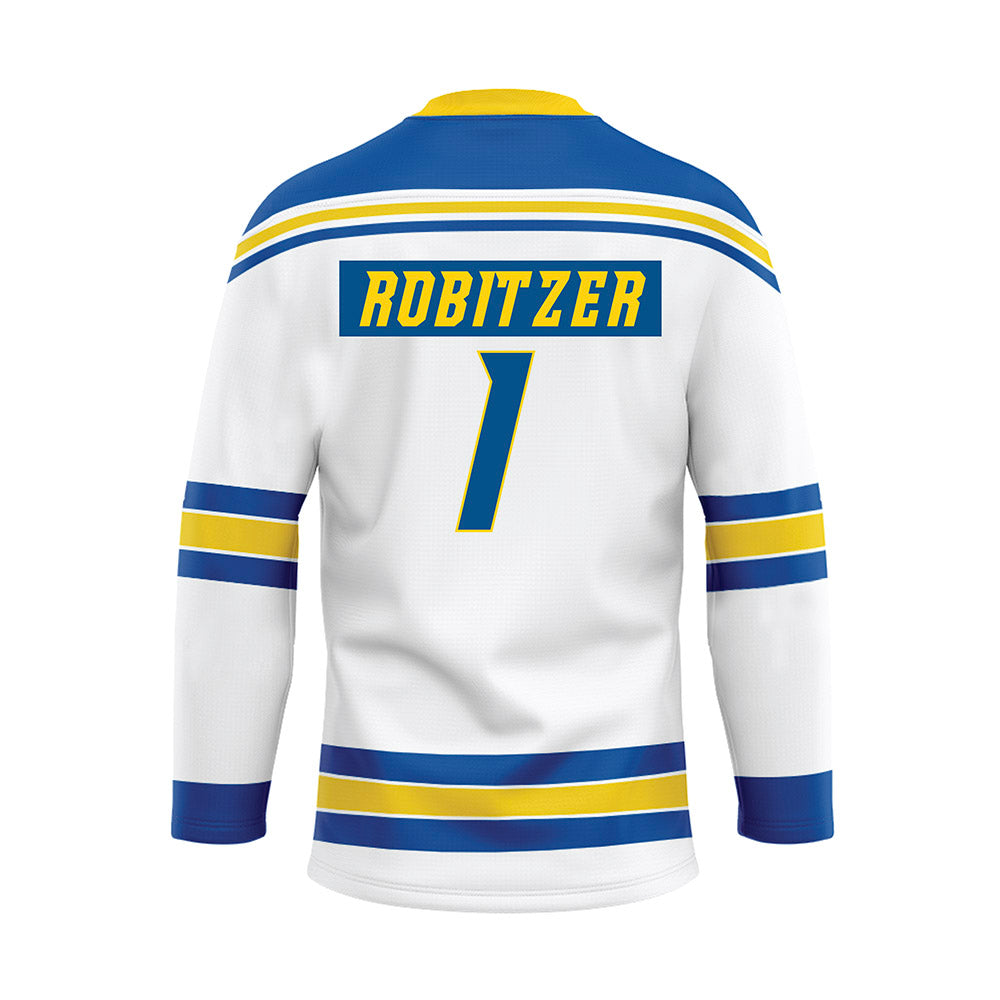 Delaware - NCAA Ice Hockey : Mattie Robitzer - White Hockey Jersey-1