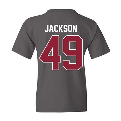 UMass - NCAA Football : Shambre Jackson - Vintage Football Youth T-Shirt-1