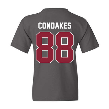 UMass - NCAA Football : John Condakes - Vintage Football Youth T-Shirt-1