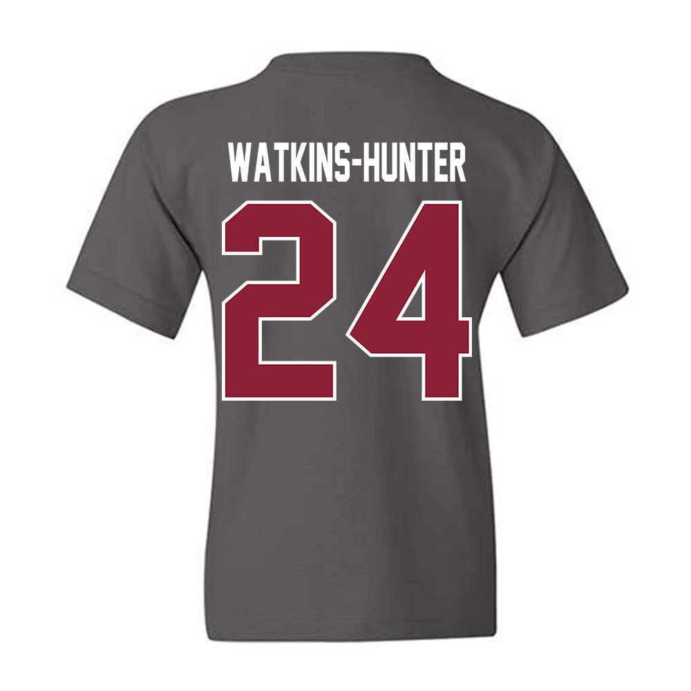 UMass - NCAA Football : Kamren Watkins-Hunter - Vintage Football Youth T-Shirt-1