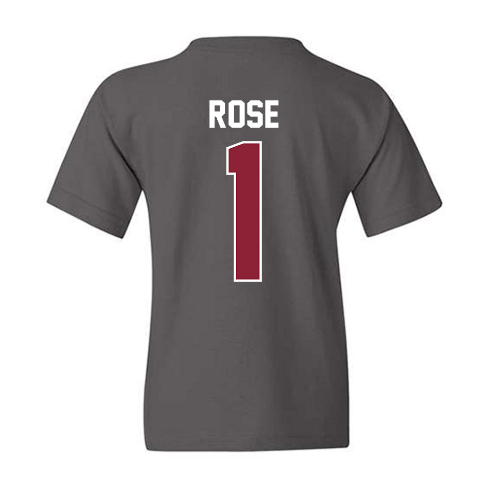 UMass - NCAA Football : Brandon Rose - Vintage Football Youth T-Shirt-1