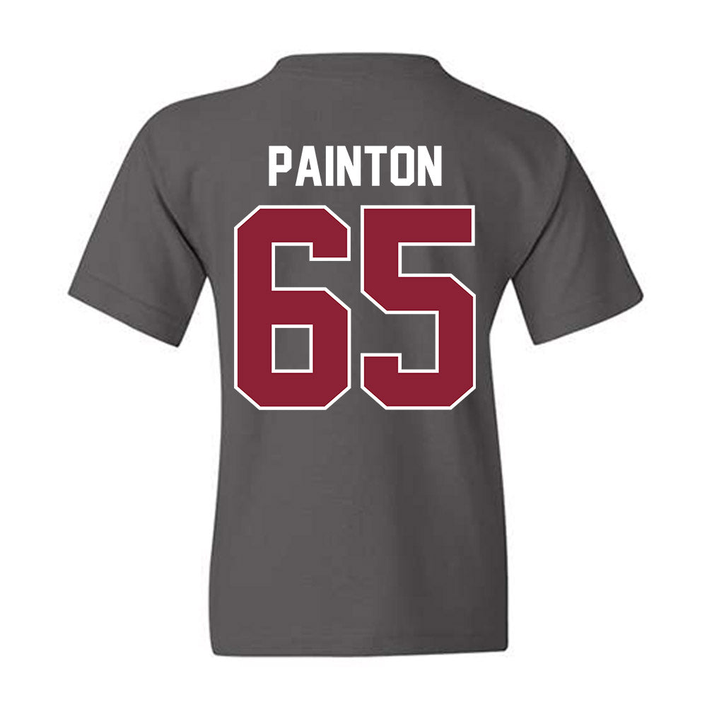 UMass - NCAA Football : Luke Painton - Vintage Football Youth T-Shirt-1