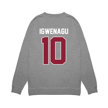 UMass - NCAA Football : Zukudo Igwenagu - Vintage Football Premium Crewneck Sweatshirt-1
