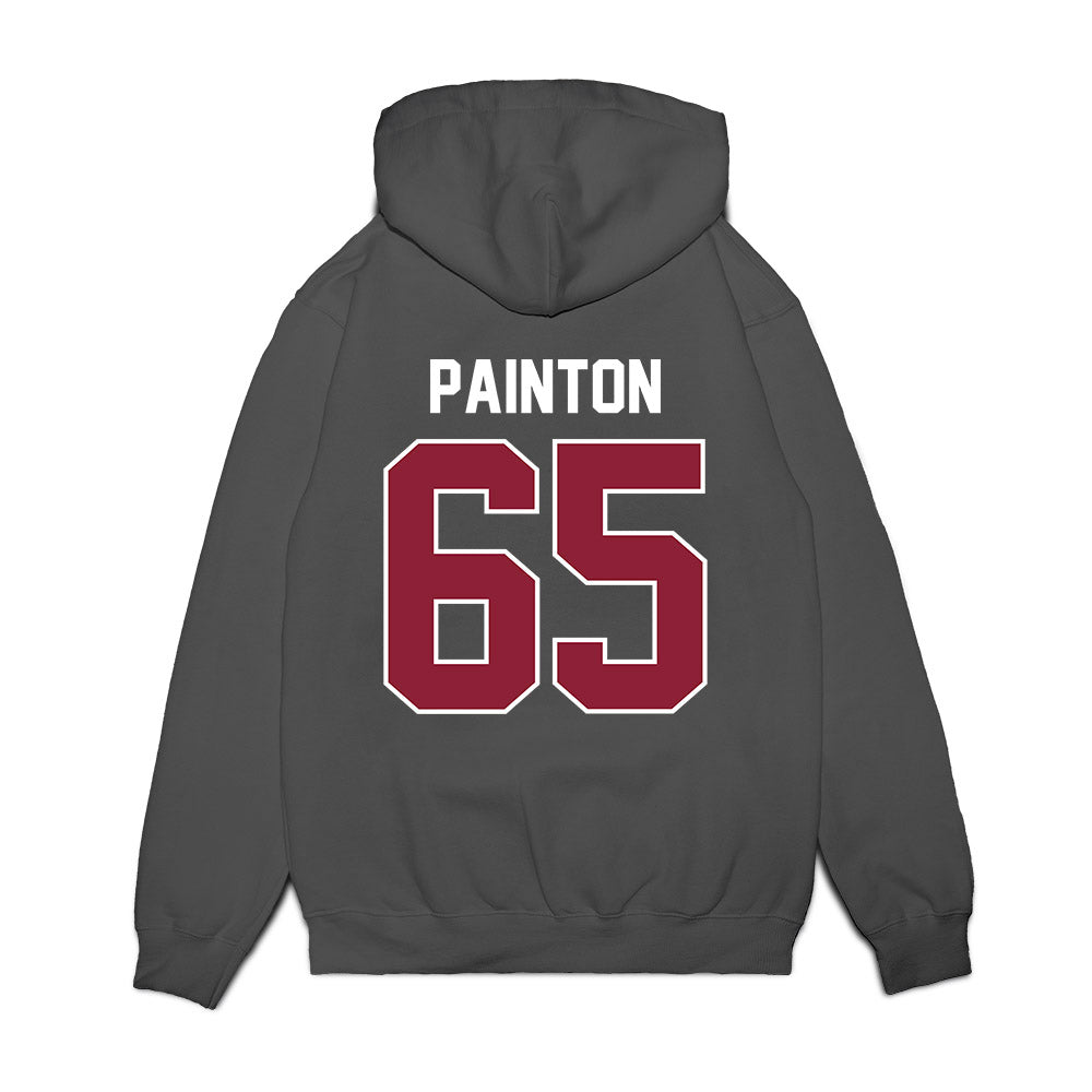 UMass - NCAA Football : Luke Painton - Vintage Football Premium Hooded Sweatshirt-1