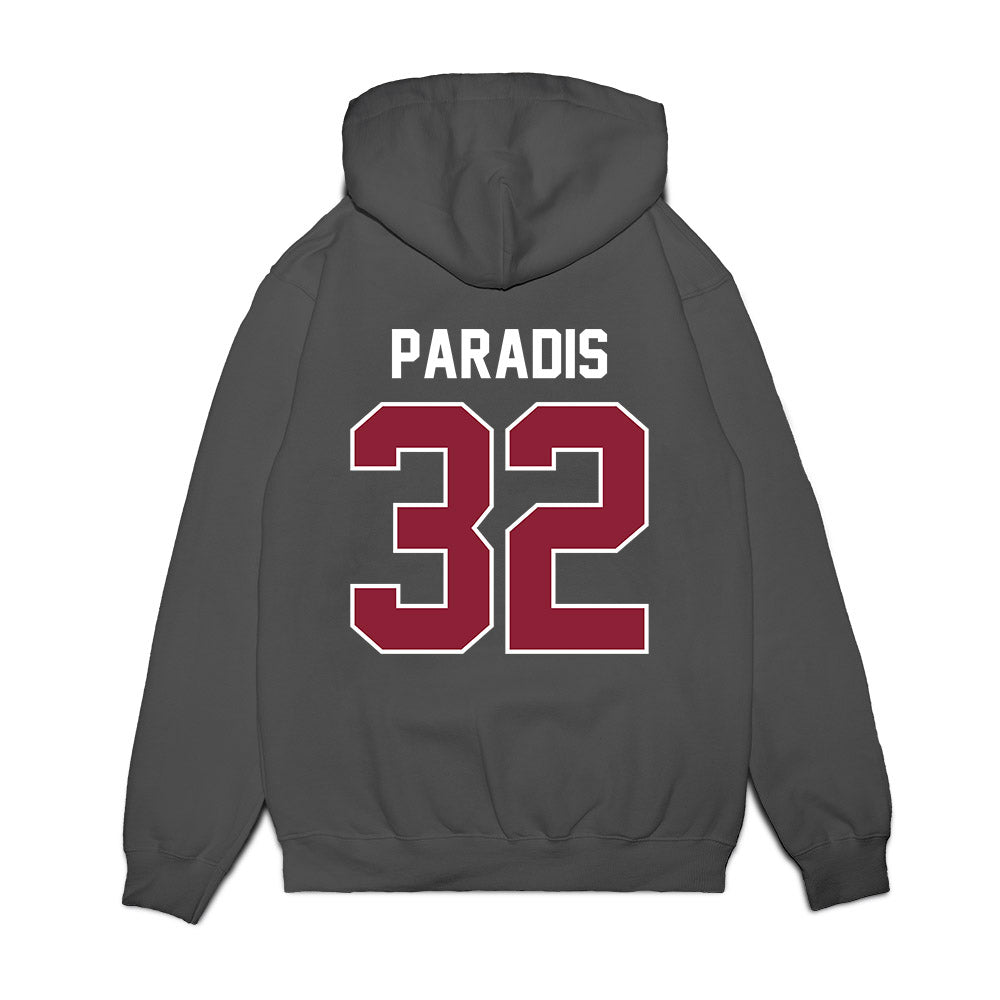 UMass - NCAA Football : Jackson Paradis - Vintage Football Premium Hooded Sweatshirt-1