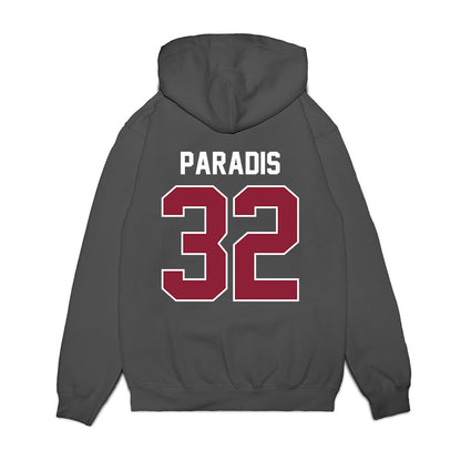 UMass - NCAA Football : Jackson Paradis - Vintage Football Premium Hooded Sweatshirt-1