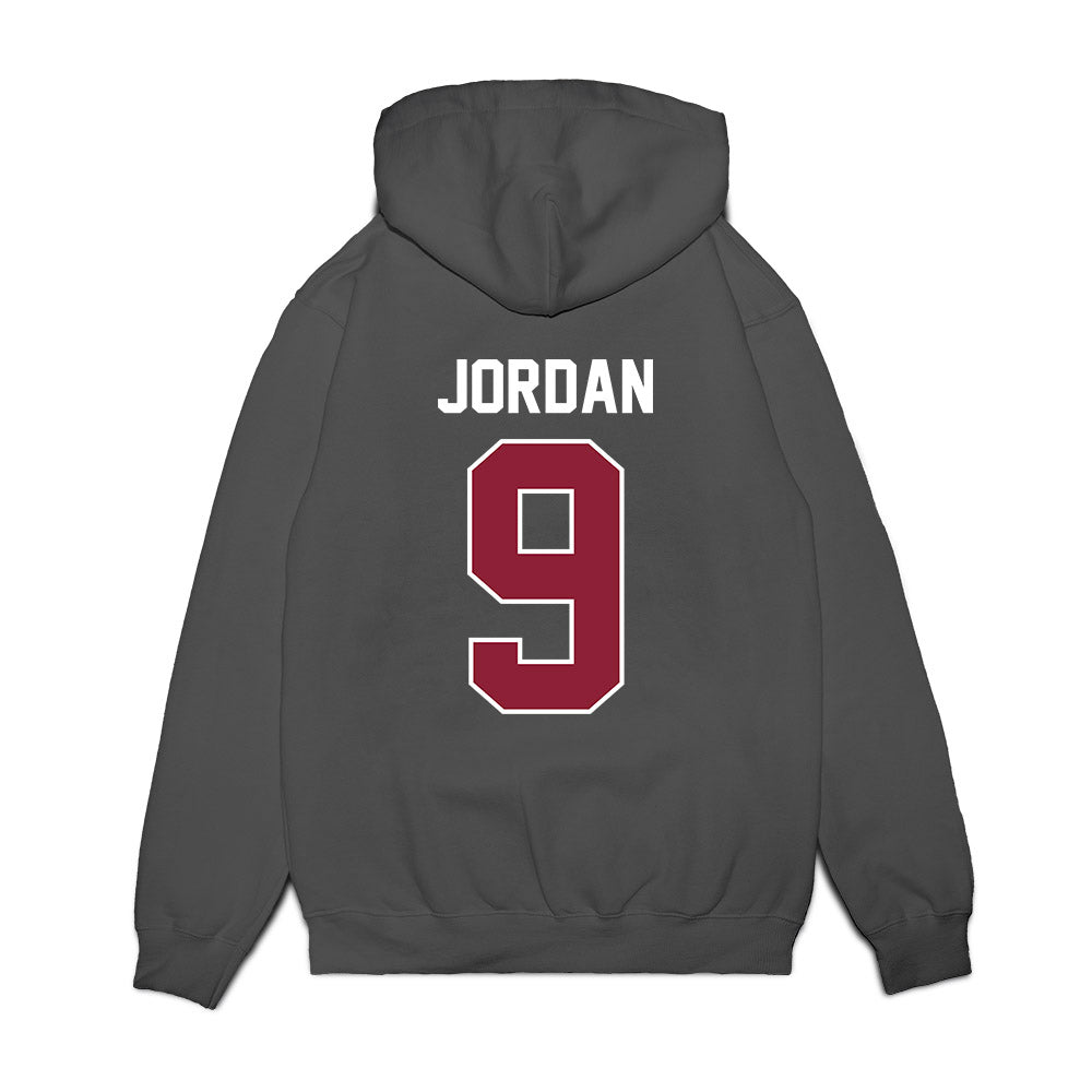 UMass - NCAA Football : Grant Jordan - Vintage Football Premium Hooded Sweatshirt-1