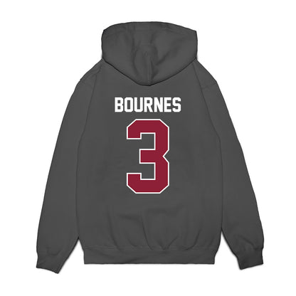 UMass - NCAA Football : Kendall Bournes - Vintage Football Premium Hooded Sweatshirt-1