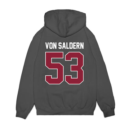 UMass - NCAA Football : Magnus Von Saldern - Vintage Football Premium Hooded Sweatshirt-1