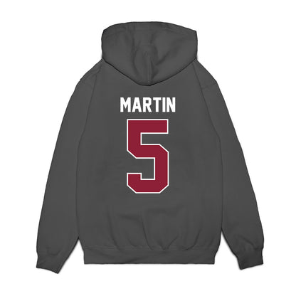 UMass - NCAA Football : Tyler Martin - Vintage Football Premium Hooded Sweatshirt-1