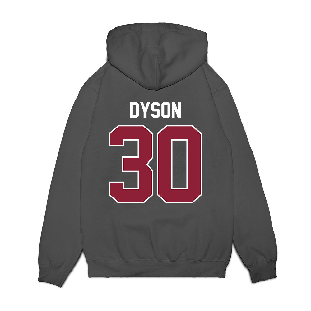 UMass - NCAA Football : Donovan Dyson - Vintage Football Premium Hooded Sweatshirt-1