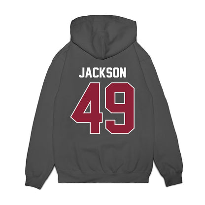 UMass - NCAA Football : Shambre Jackson - Vintage Football Premium Hooded Sweatshirt-1