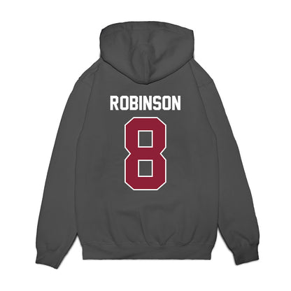 UMass - NCAA Football : Aquan Robinson - Vintage Football Premium Hooded Sweatshirt-1