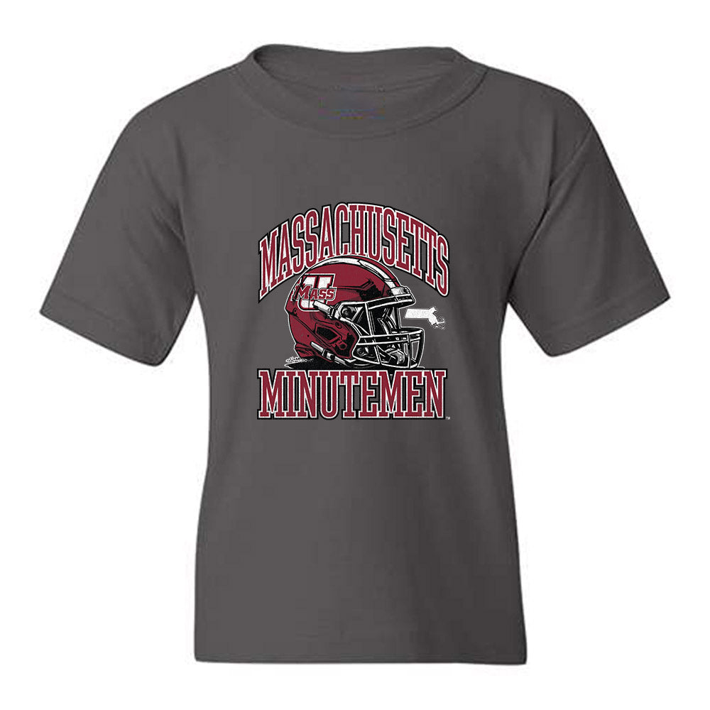UMass - NCAA Football : TY Harding - Vintage Football Youth T-Shirt-0