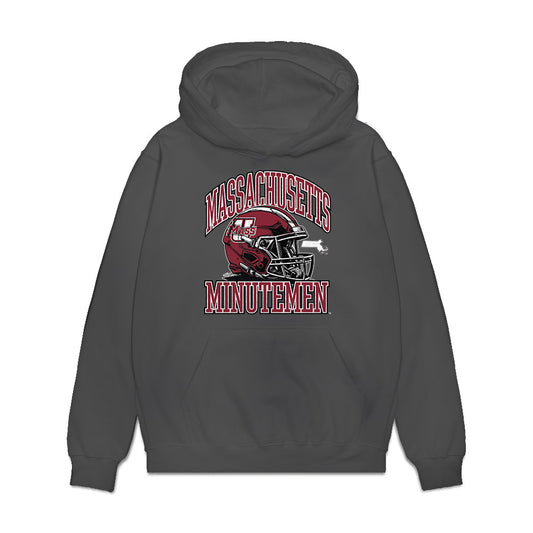 UMass - NCAA Football : Elijah Pedro - Vintage Football Premium Hooded Sweatshirt-0