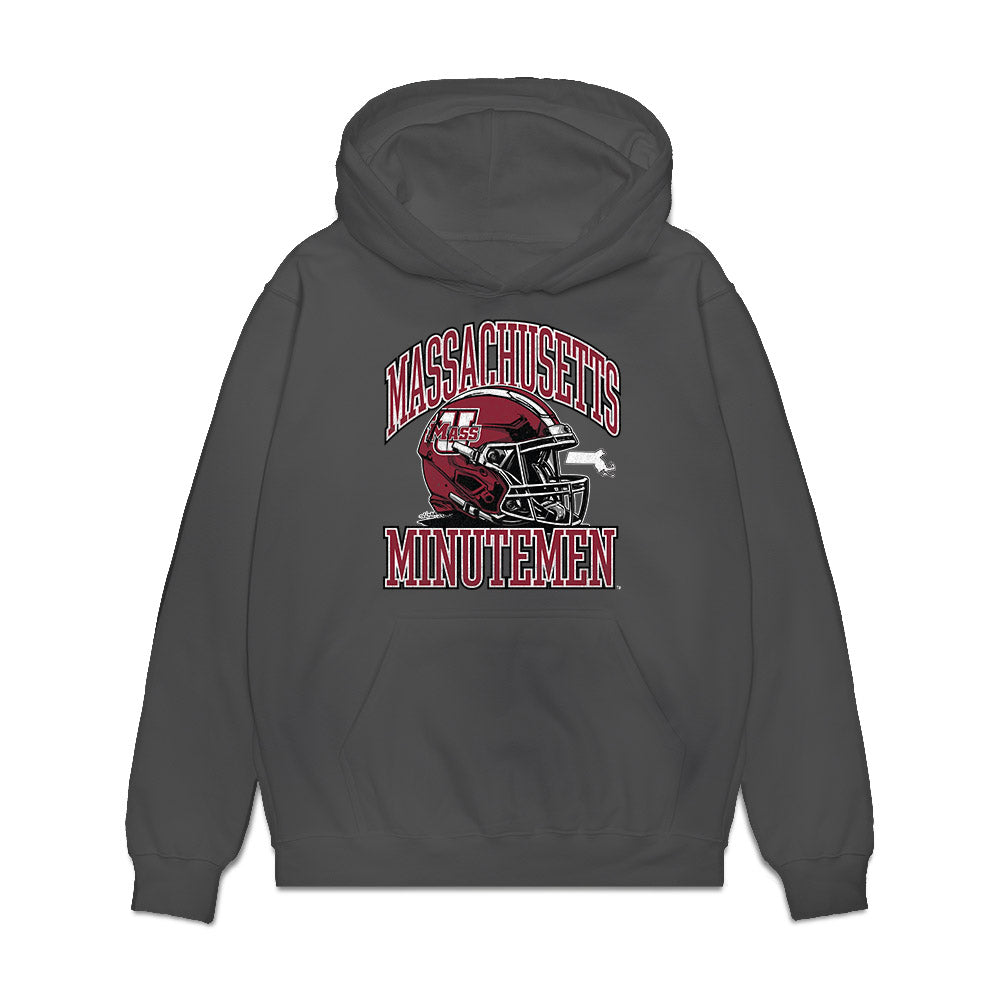 UMass - NCAA Football : Jackson Paradis - Vintage Football Premium Hooded Sweatshirt-0