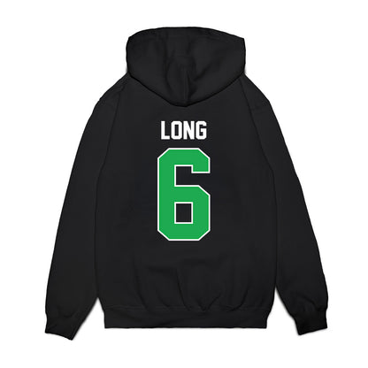 Marshall - NCAA Football : Jacqai Long - Vintage Helmet Premium Hooded Sweatshirt-1