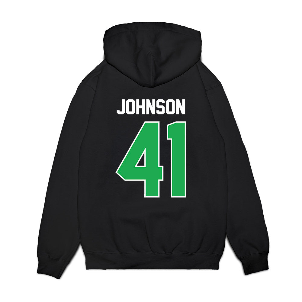 Marshall - NCAA Football : Jaydyn Johnson - Vintage Helmet Premium Hooded Sweatshirt-1
