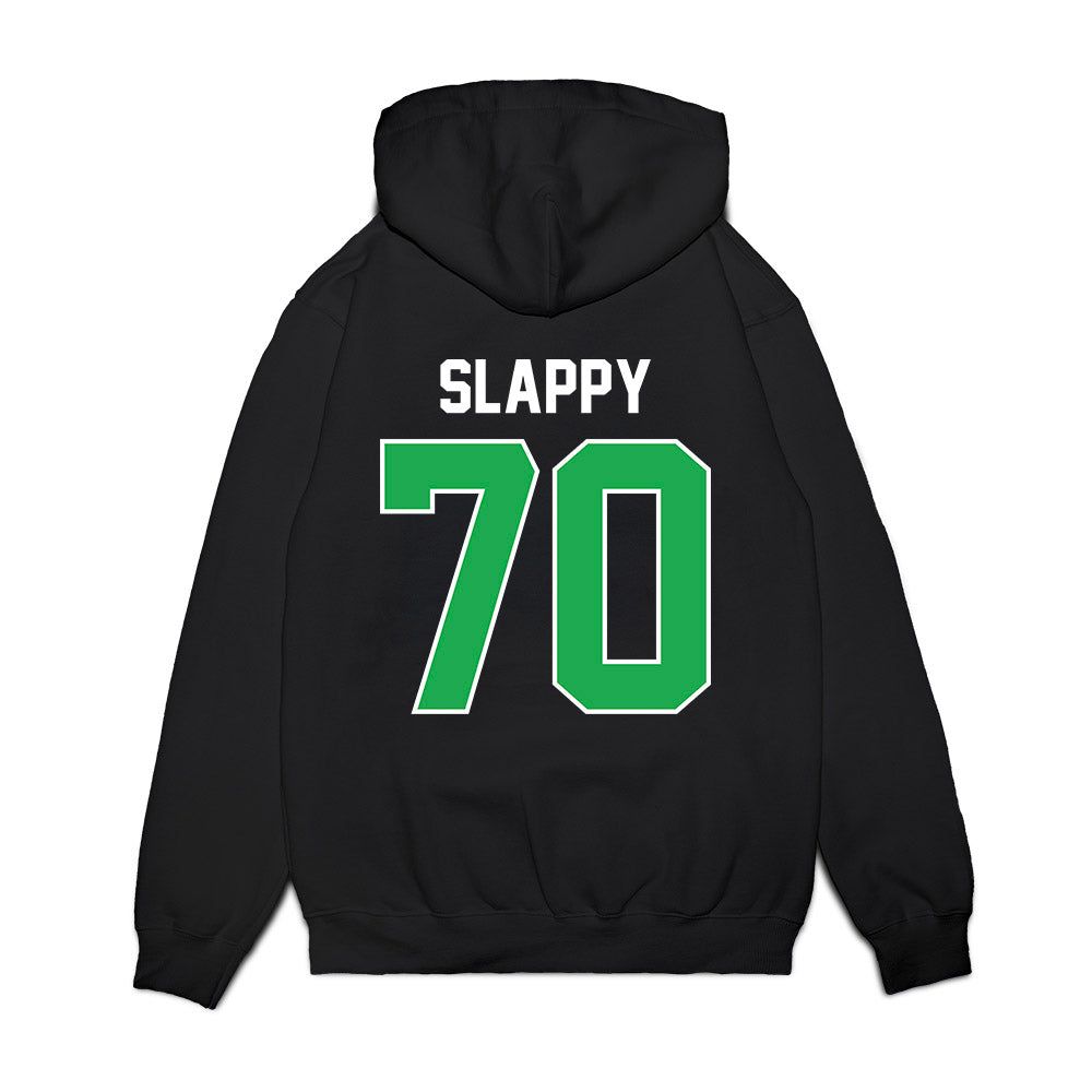 Marshall - NCAA Football : Jalen Slappy - Vintage Helmet Premium Hooded Sweatshirt-1