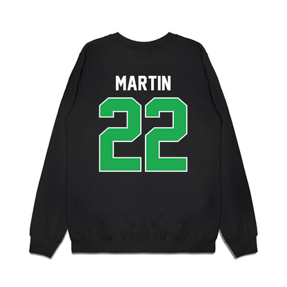Marshall - NCAA Football : Kerion Martin - Vintage Helmet Premium Crewneck Sweatshirt-1