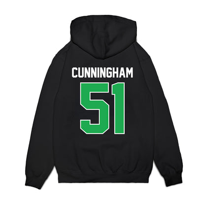 Marshall - NCAA Football : Jaxson Cunningham - Vintage Helmet Premium Hooded Sweatshirt-1