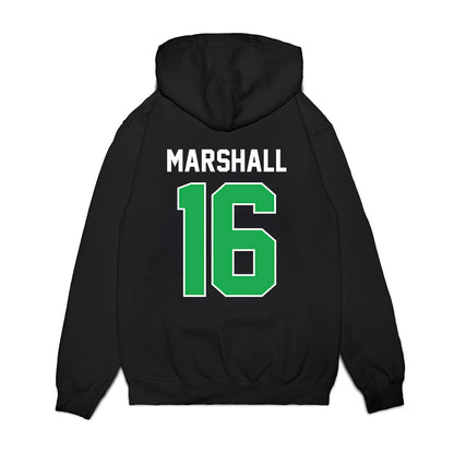 Marshall - NCAA Football : Jalen Marshall - Vintage Helmet Premium Hooded Sweatshirt-1