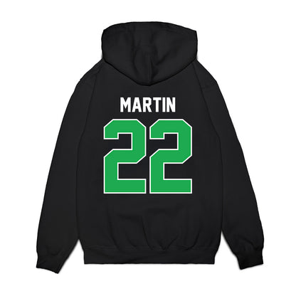 Marshall - NCAA Football : Kerion Martin - Vintage Helmet Premium Hooded Sweatshirt-1