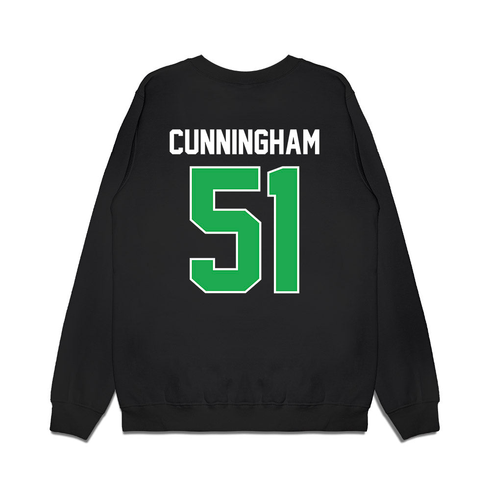 Marshall - NCAA Football : Jaxson Cunningham - Vintage Helmet Premium Crewneck Sweatshirt-1