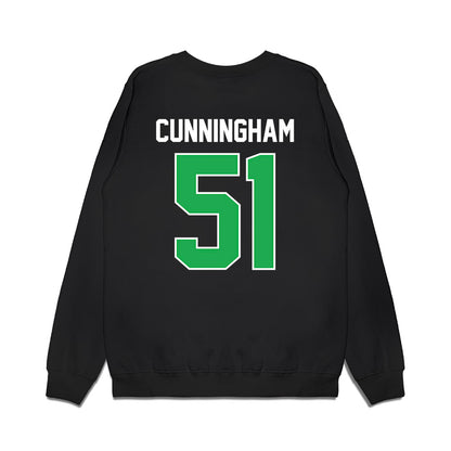 Marshall - NCAA Football : Jaxson Cunningham - Vintage Helmet Premium Crewneck Sweatshirt-1